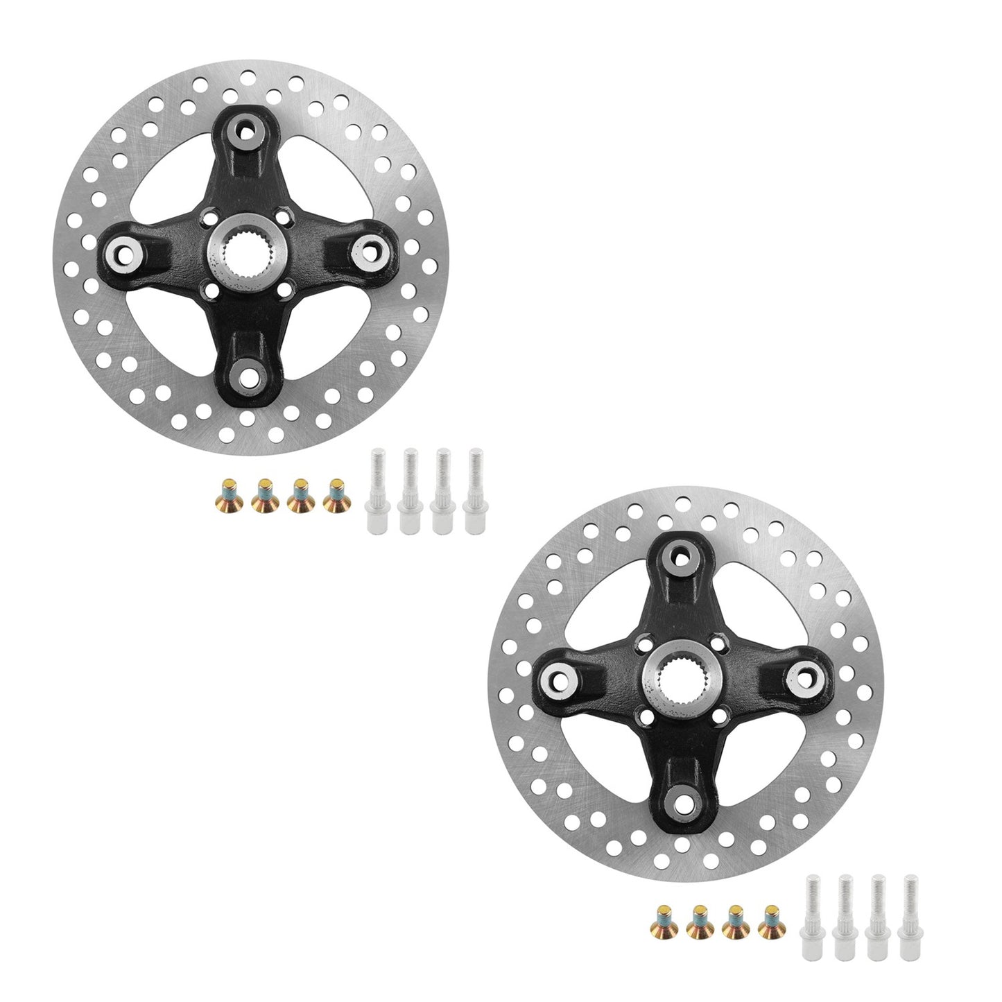 2X Front/Rear Wheel Hub & Brake Rotor for Can-Am Outlander 450 500 570 650 800