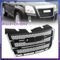 Front Bumper Grille Black w/Chrome Trim For 2010-2015 GMC Terrain SLT GM1200630