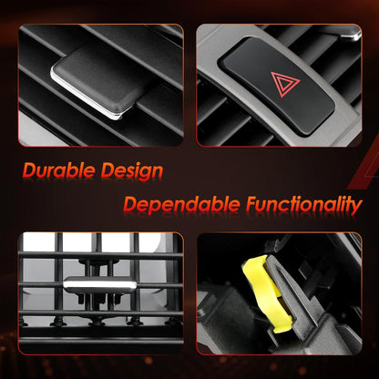Center Dash A/C Air Vent Trim Panel w/ Emergency Switch Fit 09-13 Toyota Corolla