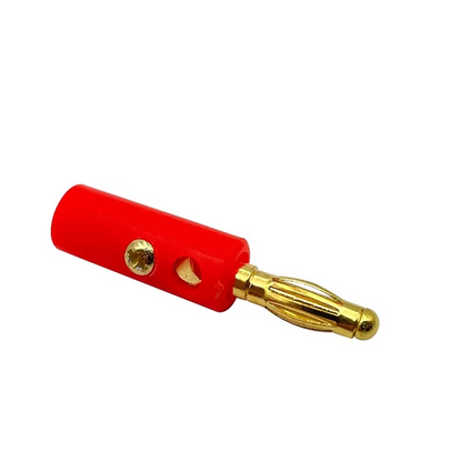 40PCS 4mm Gold Plated Banana Plugs Audio Jack Speaker Wire Cable Screw Connector