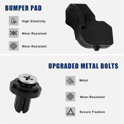 1 Pair Tailgate Stop Bumper FL3Z-99439A00-B FL3Z-99439A00-A for Ford F150