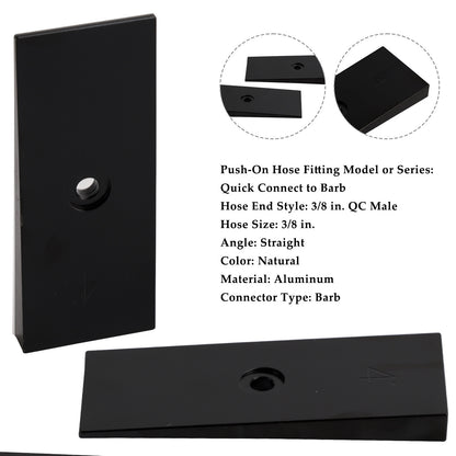 2PCS 2" Wide 4°Degree Steel Leaf Spring Degree Shims Black~·
