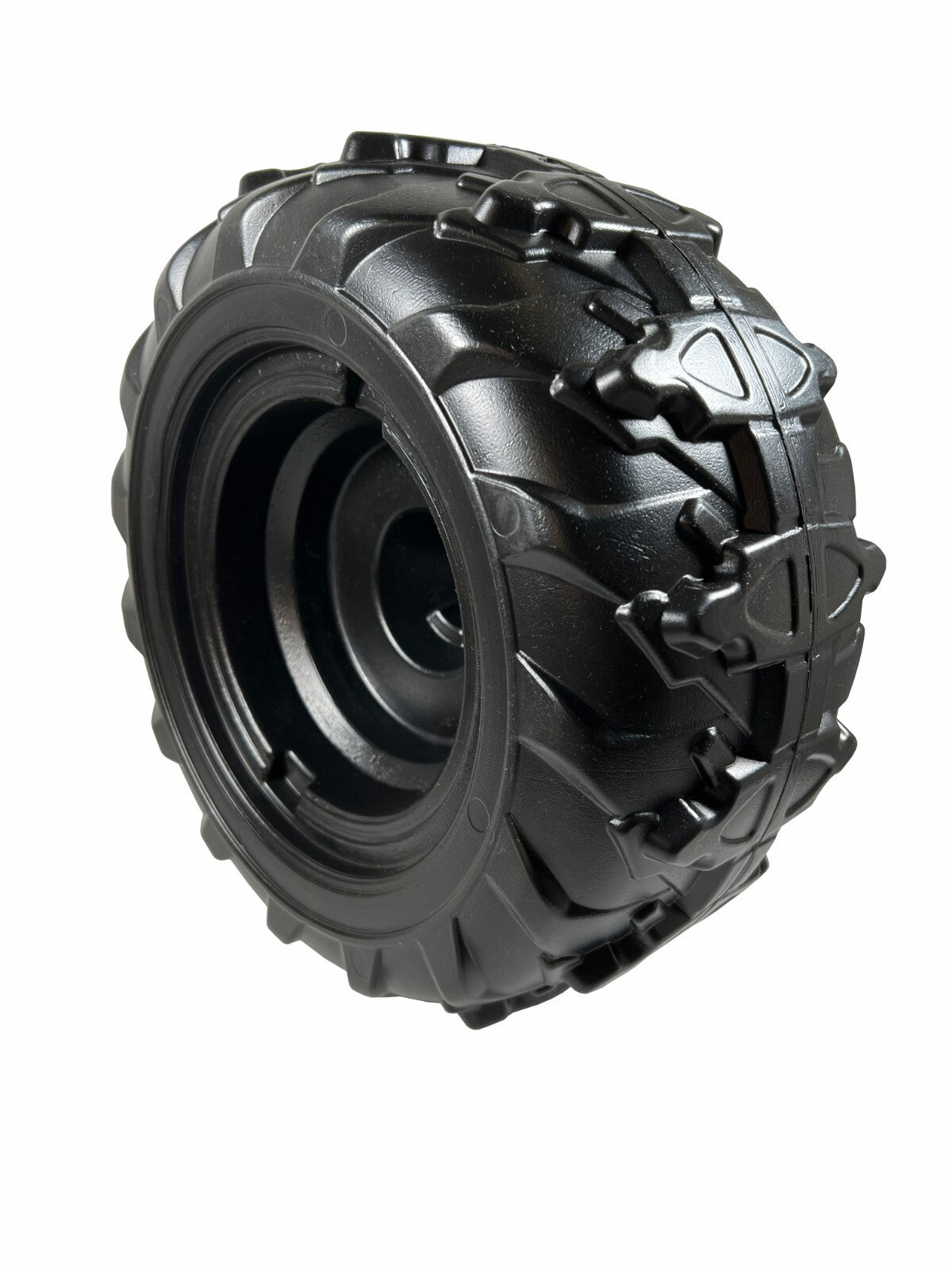 Solid Spare (2) Power Wheels 3900-6454 Black Wheel For Jurassic World Dino Racer ATV