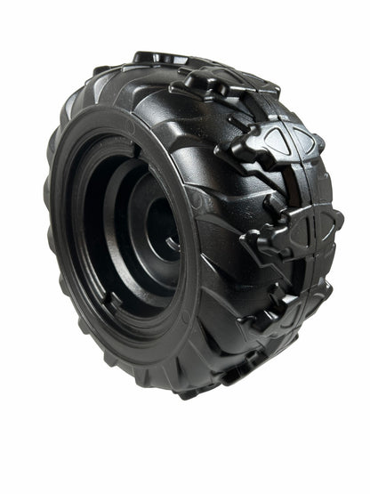 Solid Spare (2) Power Wheels 3900-6454 Black Wheel For Jurassic World Dino Racer ATV