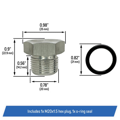 Oil Level Sensor Plug for All Chevy GM, LS 97-14 Engines M20x1.5 Corvette Camaro