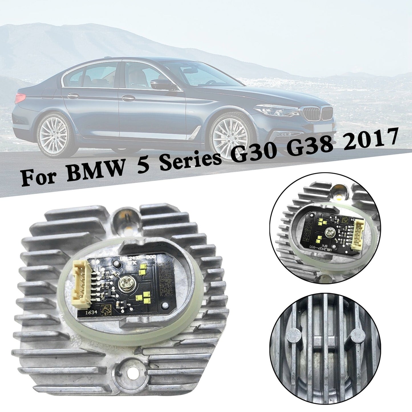 Left LED DRL Light Control Unit 63117214939 For BMW 5 Series G30 G38 2017-UE