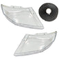 For Cadillac CTS 2008-2013 Front Headlight Lens Clear Cover+Glue