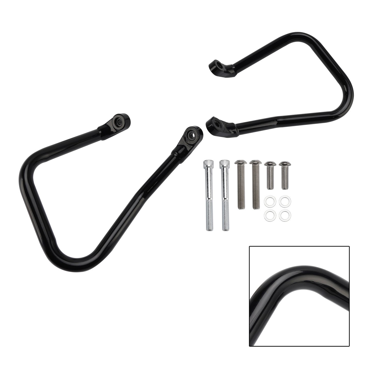 Engine Guard Crash Bar Frame Protector Bumper For Softail Flhc Flhcs 2018-2024