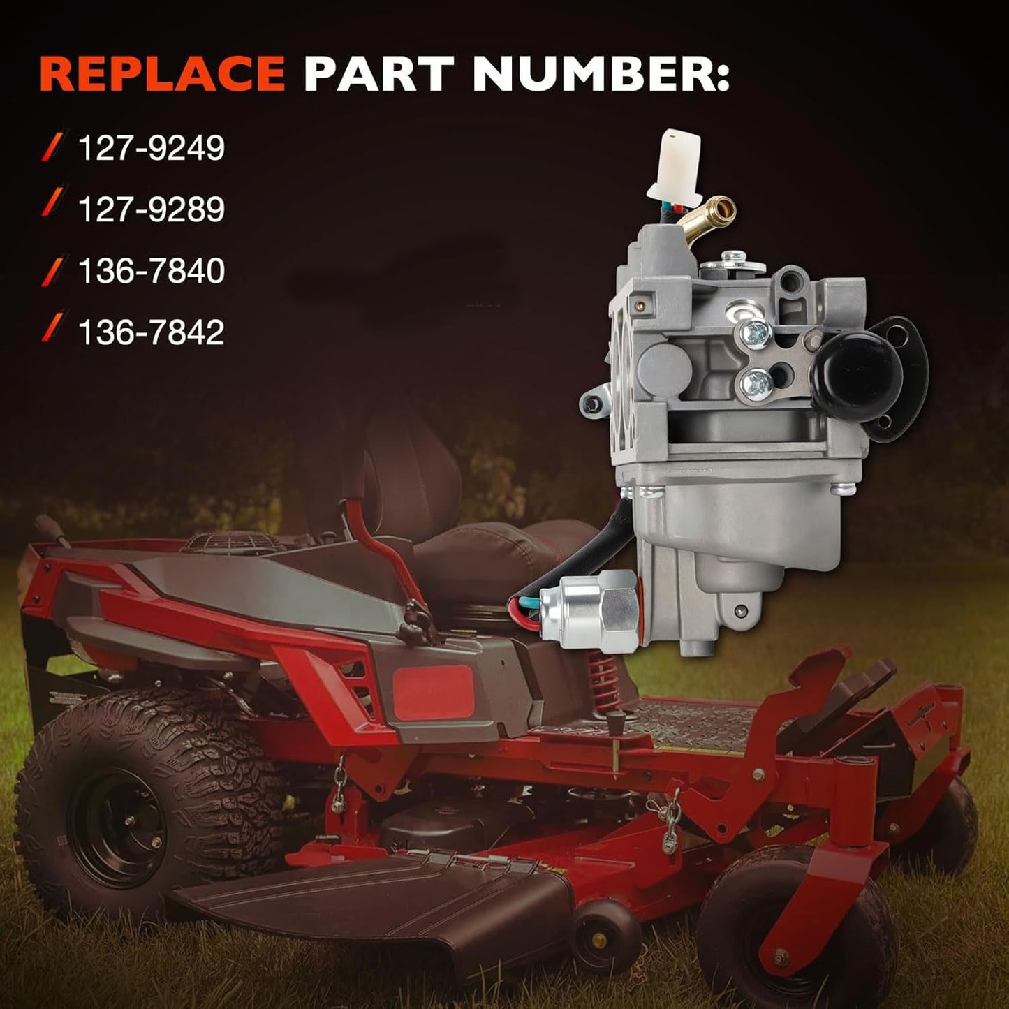 127-9289 Carburetor Carb For Toro Timecutter MX ZS Exmark Quest E S Series Mower