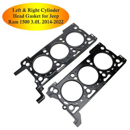 Left & Right Cylinder Head Gasket for Jeep Ram 1500 3.0L 2014-2022
