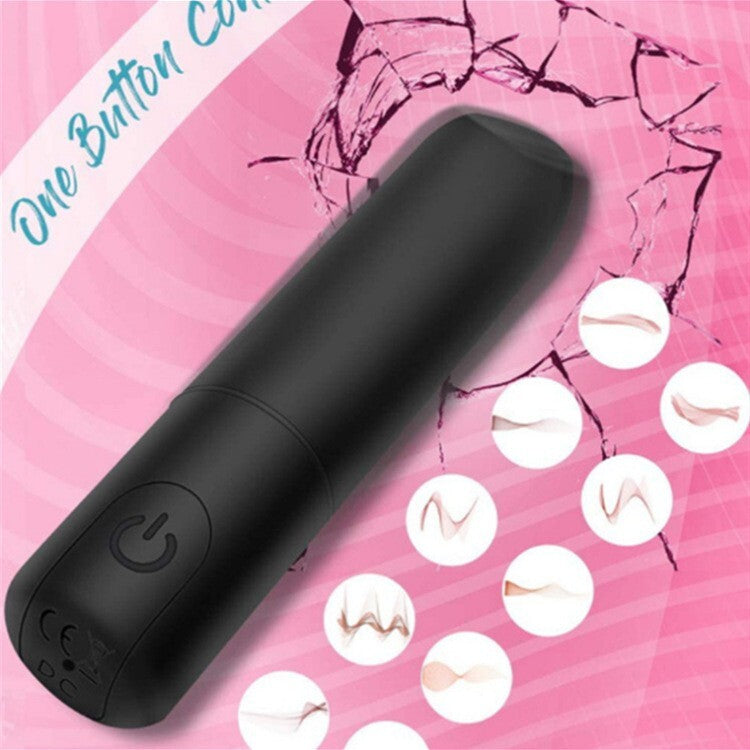 Women Mini powerful Bullet Shape 10 Speed Vibrating Remote Massage Rechargeable