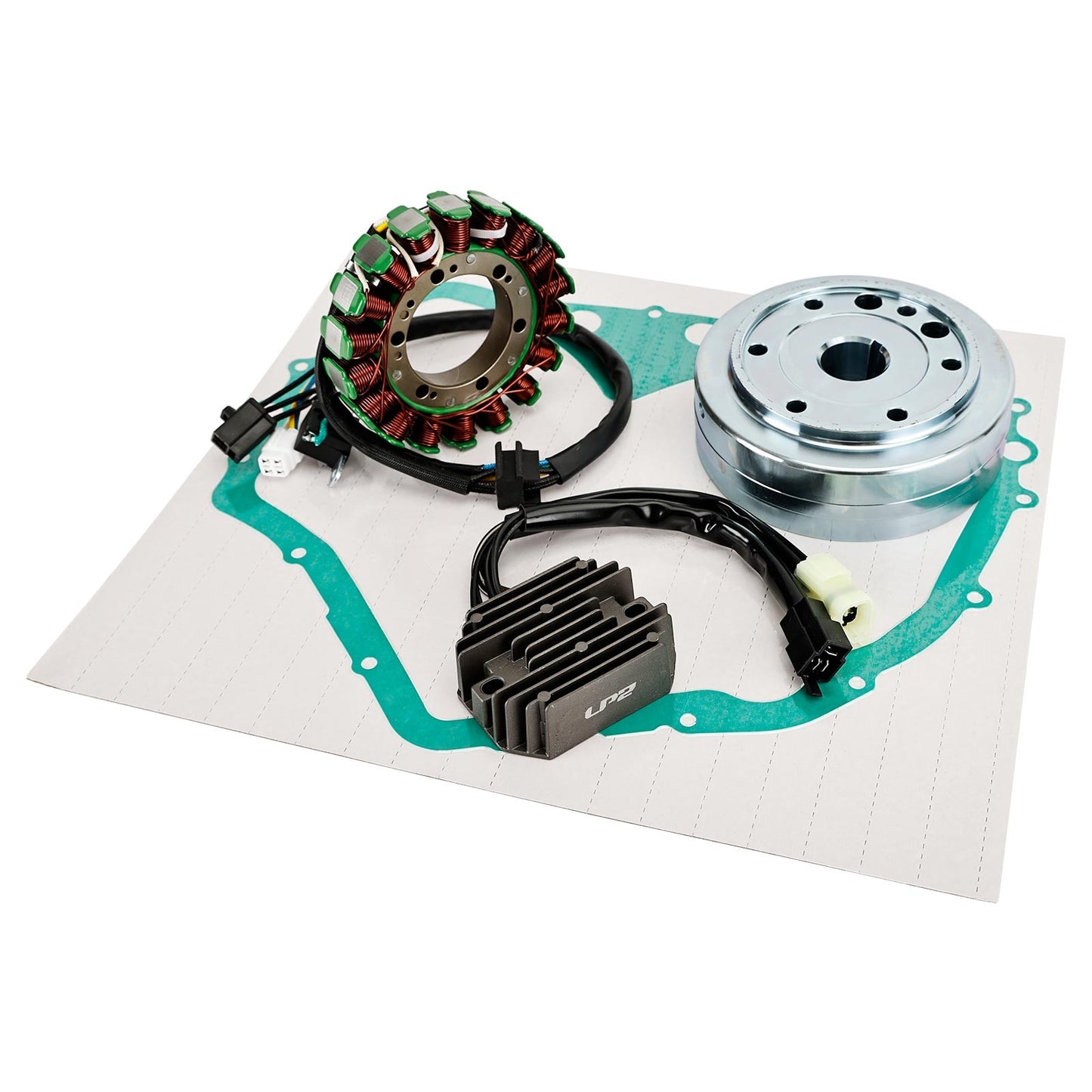 Kit Stator Rotor Regulator Rectifier Cover Gasket For Arctic Cat 400 ATV 03-08