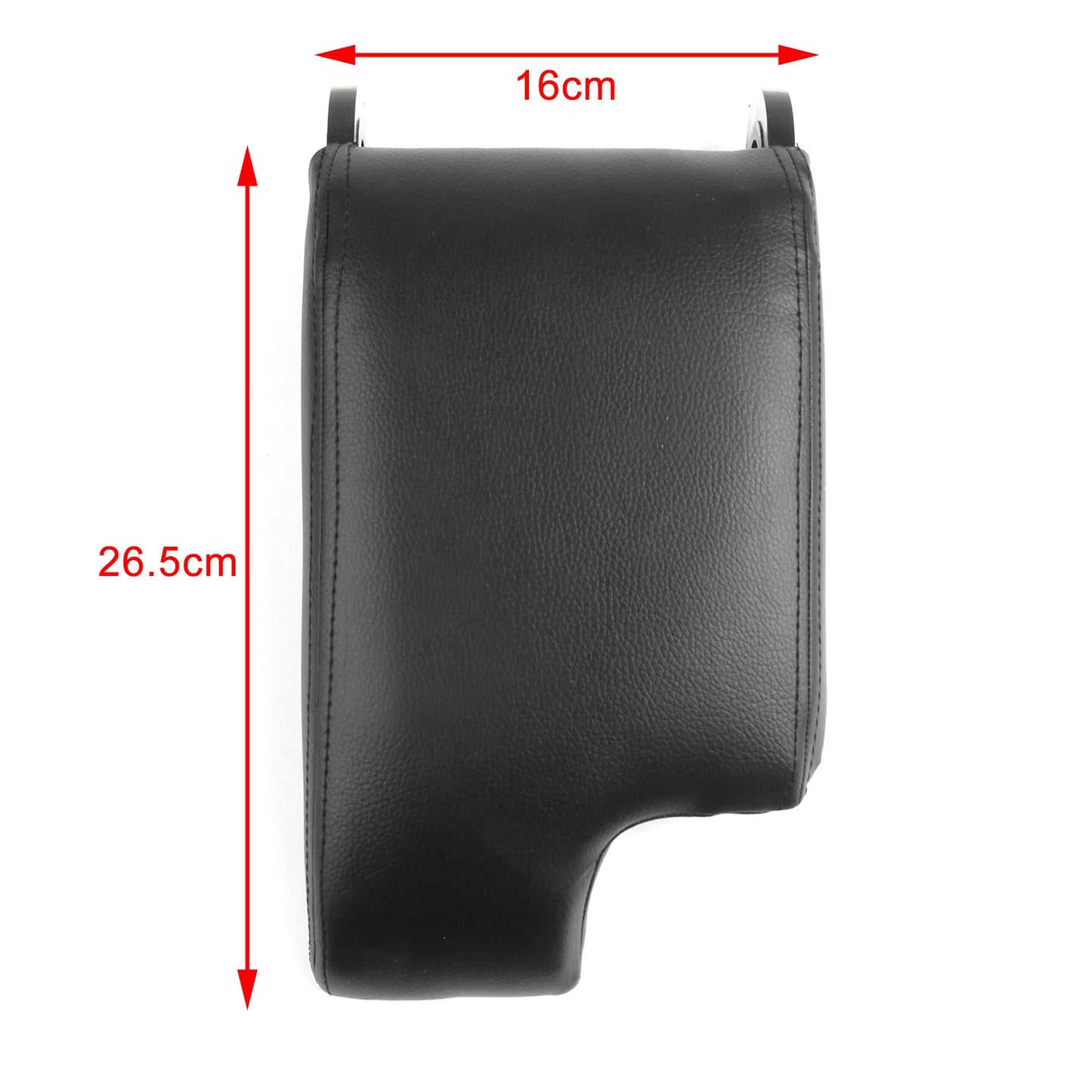 Leather Armrest Center Console Lid Cover For BMW E46 3 Series 98-06 Black USA