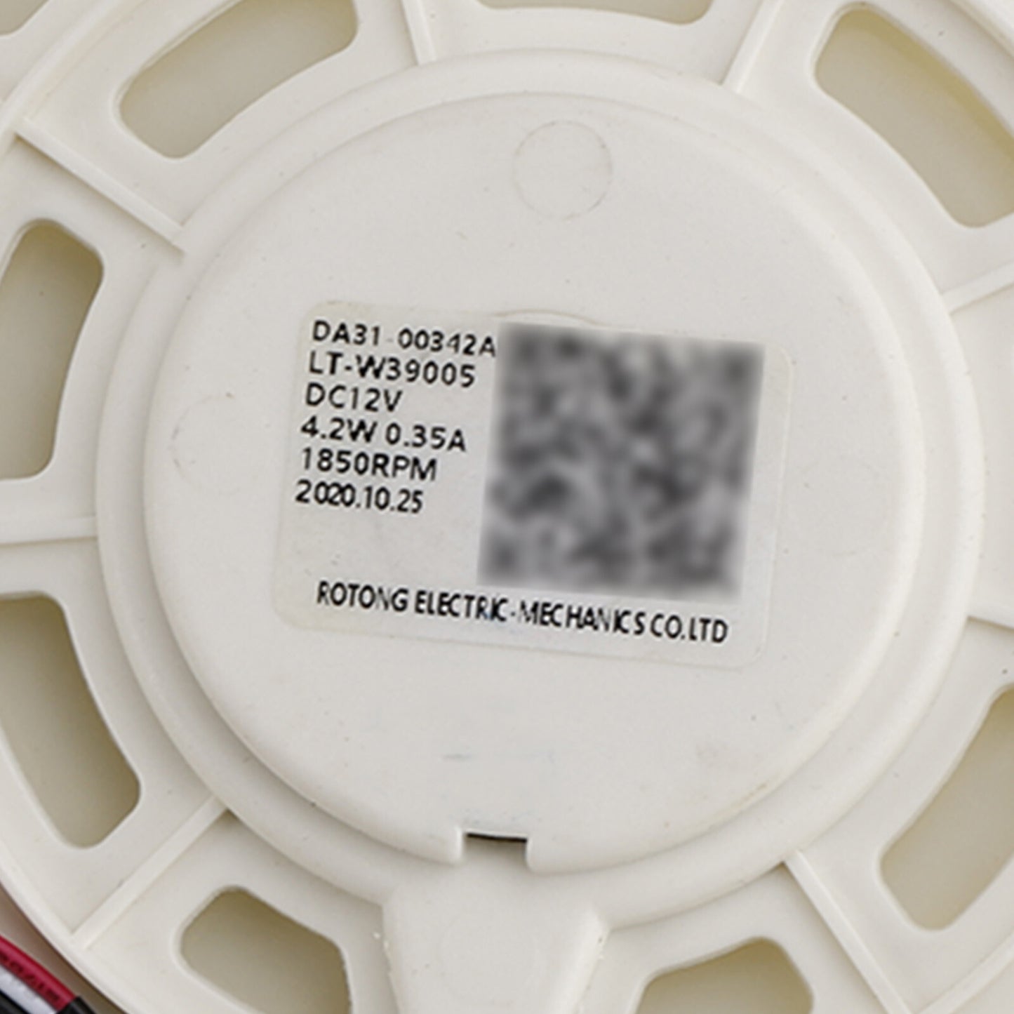DA31-00342A Refrigerator Motor Fan for Samsung Freezer Evaporator RS27T5200SG