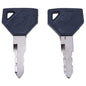 Solid Spare 2X Ignition Key LVA803606 For John Deere 2210 2305 2320 2520 2720 4010 4100