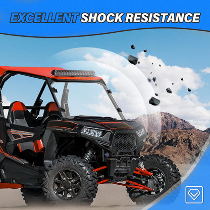 Solid Spare Full Windshield For Polaris RZR 900 1000 Turbo 2014-2021 w assembly fitting sets