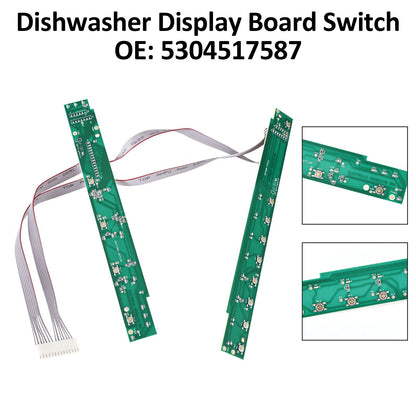 Dishwasher Display Board Switch Assembly 5304517587 for Electrolux Frigidaire