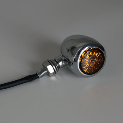 Motorcycle Bullet Turn Signals Indicators Fit For Chopper Cafe Racer CHR US