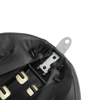 Leather Driver&Passengereat 2-up Forportster XL883N XL1200N 2004-2018 Black