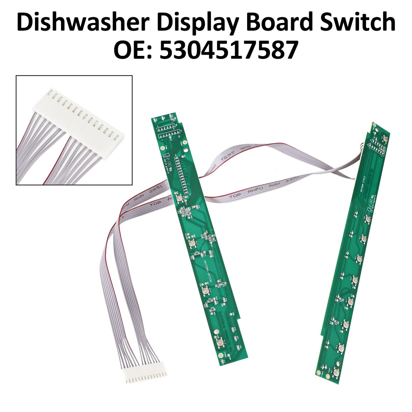 Dishwasher Display Board Switch Assembly 5304517587 for Electrolux Frigidaire