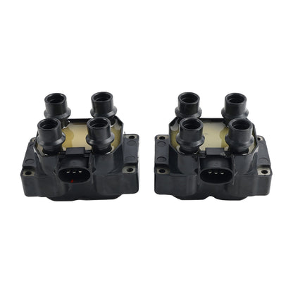2 Ignition Coil Pack 8 Spark Plugs and Wire Set FD487 SP432 For Ford Expedition