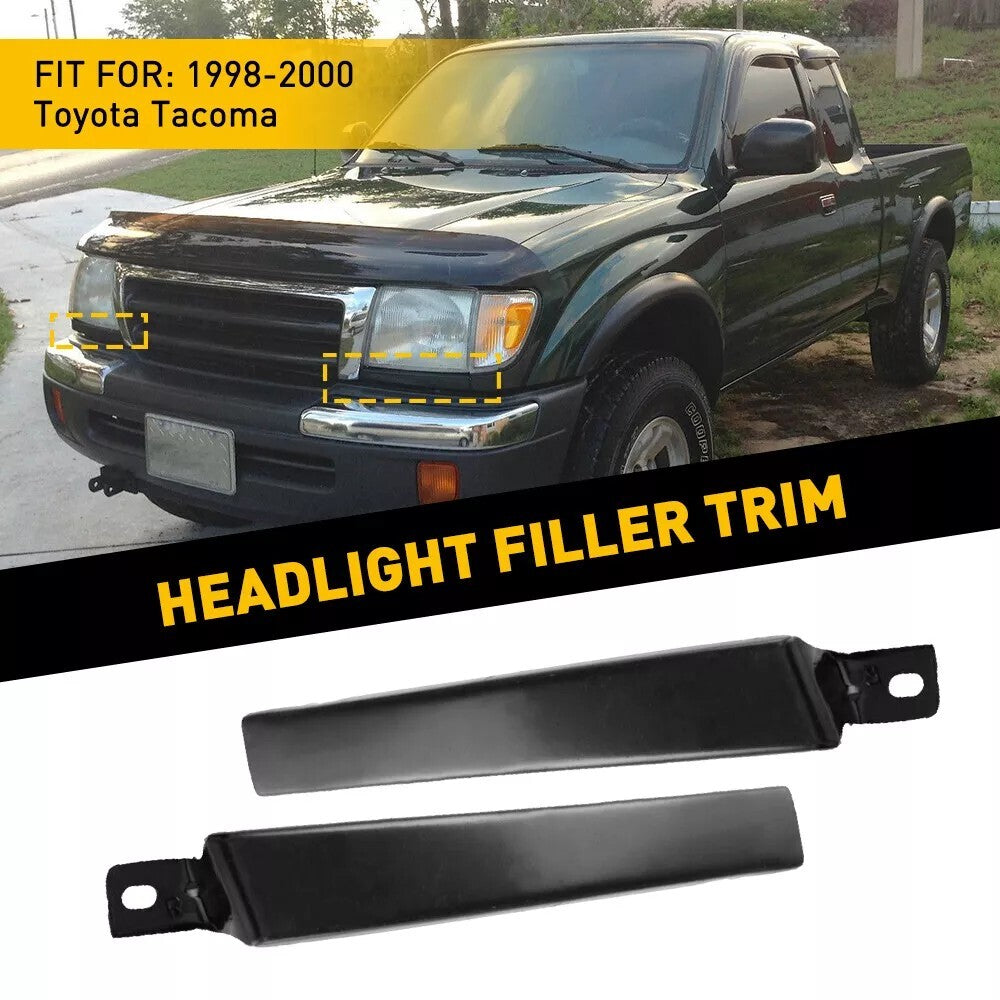 For 1998-2000 Toyota Tacoma Front Bumper Grille Headlight Filler Trim Panels EOA