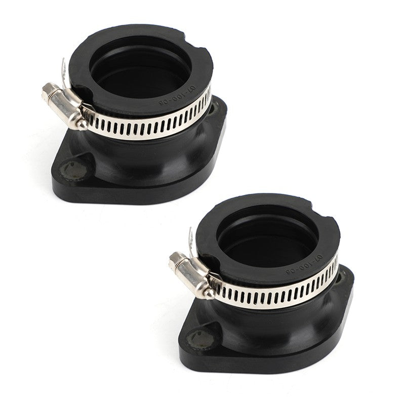 2x Intake Manifold Boot Joint Carburetor Carb Flange Socket For Polaris 3082439