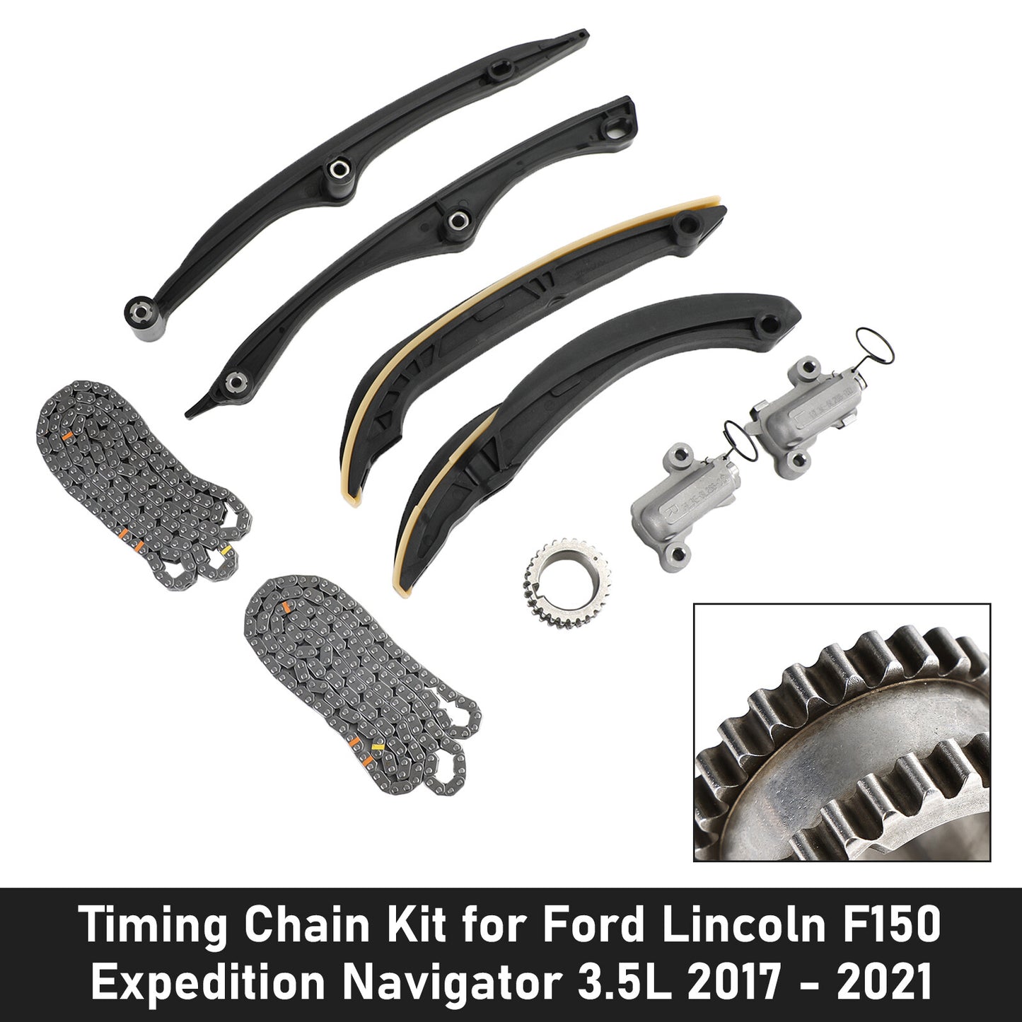 Timing Chain Kit for Ford Lincoln F150 F-150 Expedition Navigator 3.5L 2017-2021