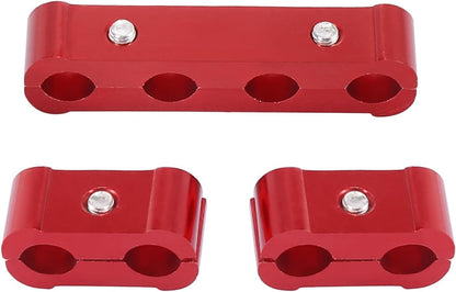 Spark Plug Wire Separators Divider 8mm 9mm 10mm For Racing Car Red 12PCS