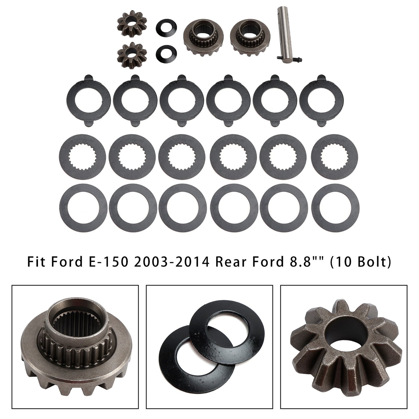 8.8" Traclok Posi Clutch Pack Kit Lsd Spider Gears For Ford 8.8" Truck Rearend