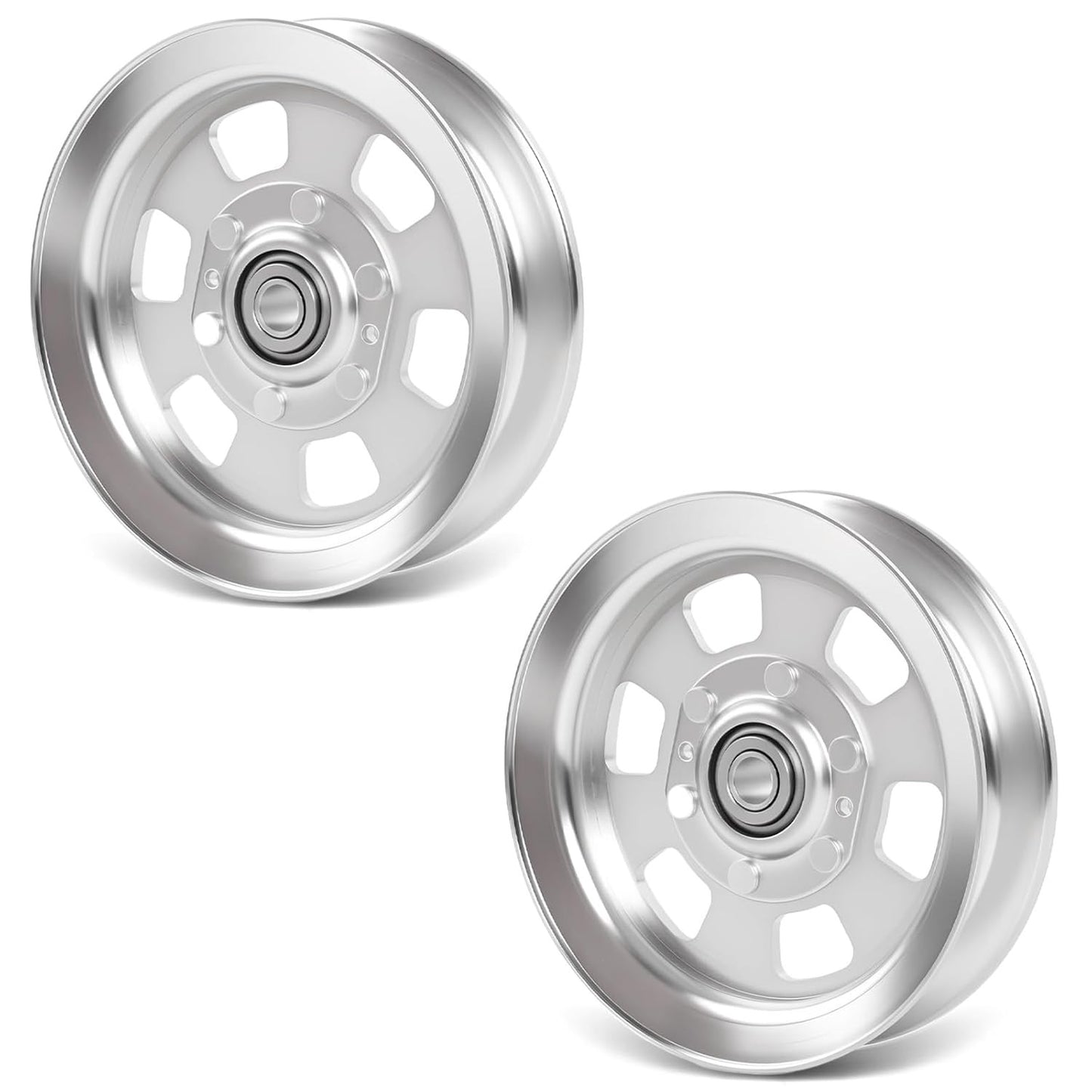 2X 033-8050-00 Flat Idler Pulley For Bad Boy Ferris Simplicity Snapper 48 52 54"
