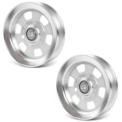 2X 033-8050-00 Flat Idler Pulley For Bad Boy Ferris Simplicity Snapper 48 52 54"