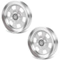 2X 033-8050-00 Flat Idler Pulley For Bad Boy Ferris Simplicity Snapper 48 52 54"