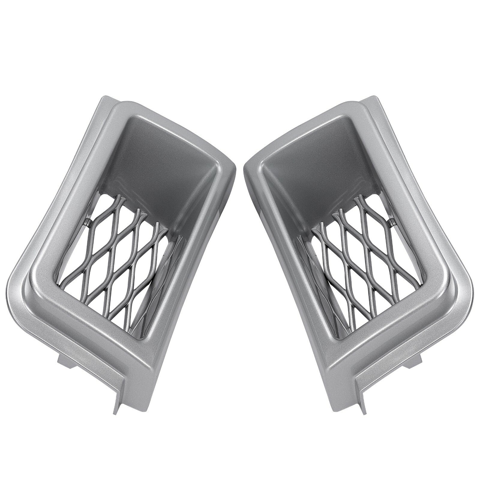 Solid Spare For 03-07 Chevrolet Silverado SS-Style Bumper Caliper Air Duct Left Right Pair