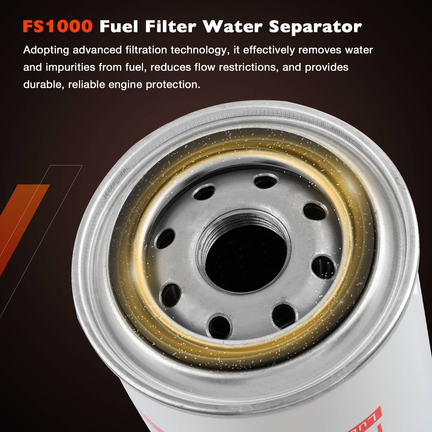 6x FS1000 Fuel Filter Water Separator Set Fits Freightliner Cummins C15 ISL9 M11