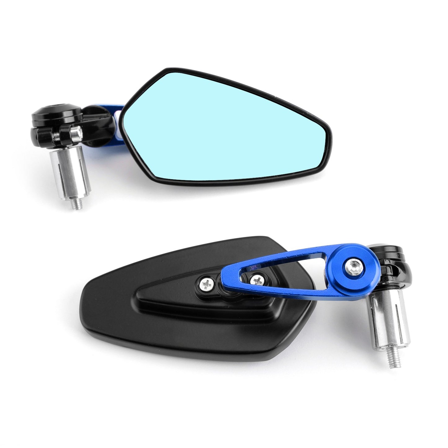 Handle Bar End Mirrors Motorcycle Rear View Wing Mirror For 250 390 690 PAIR