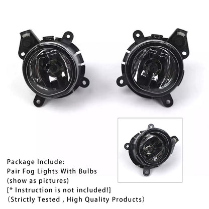Pair Front Bumper Fog Lights For Mini Cooper One R50 R52 R53 63176925050