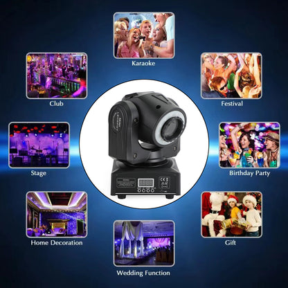 100W LED Moving Head Stage Light RGBW Gobo Spot Club Disco DJ Party Lighting DMX