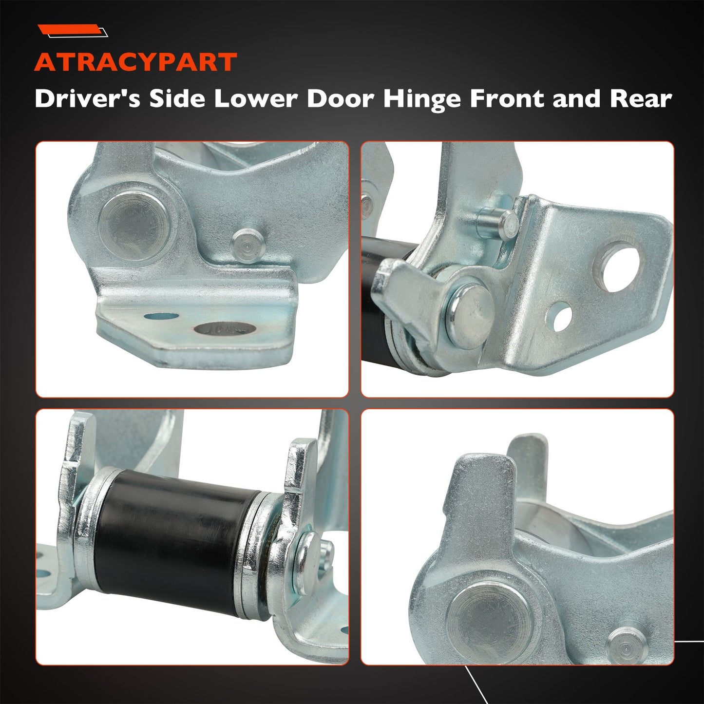 Lower Door Hinge Front Rear Right Passenger Side For 2013-24 Jeep Grand Cherokee