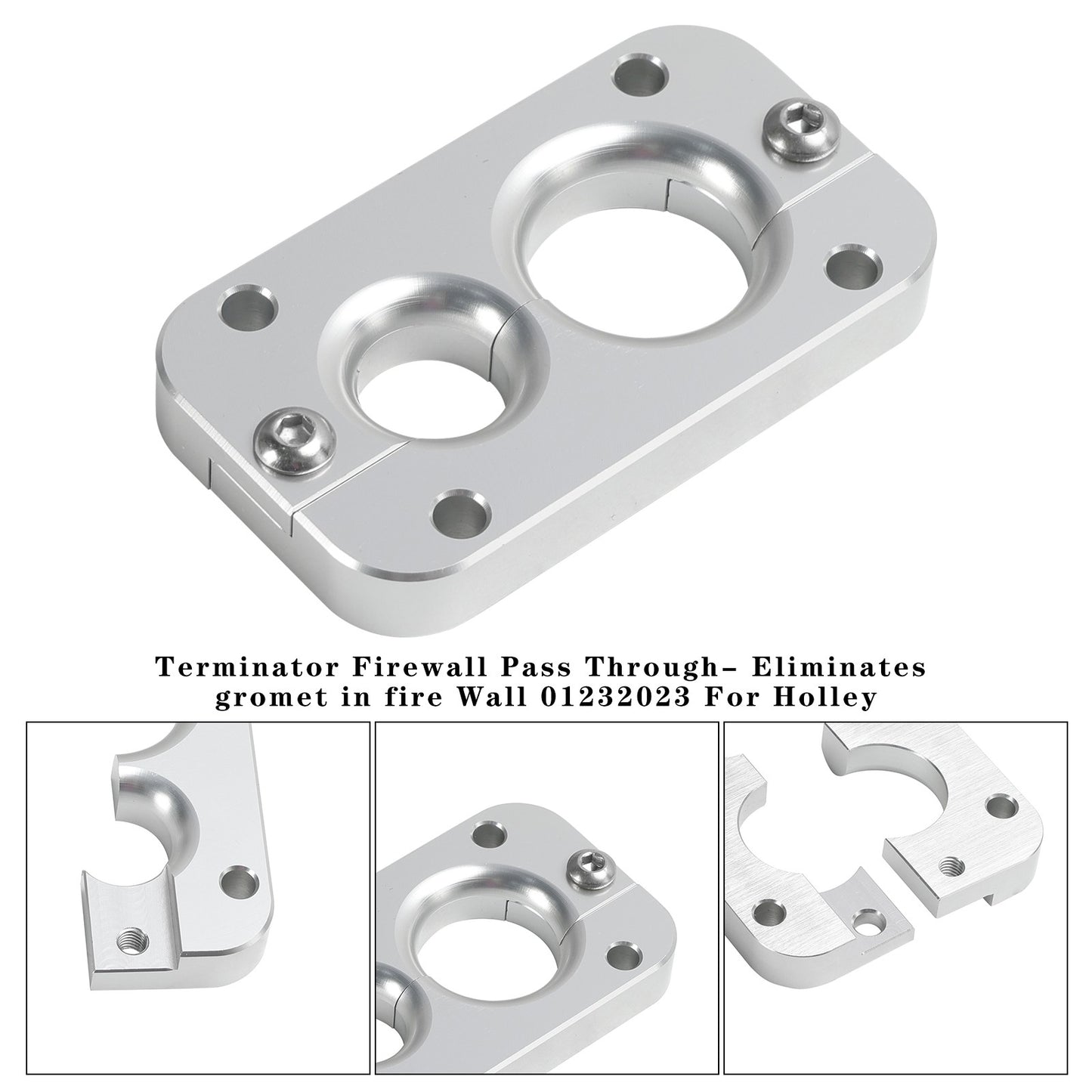 Terminator Firewall Pass Through- Eliminates Gromet 01232023 For Holley
