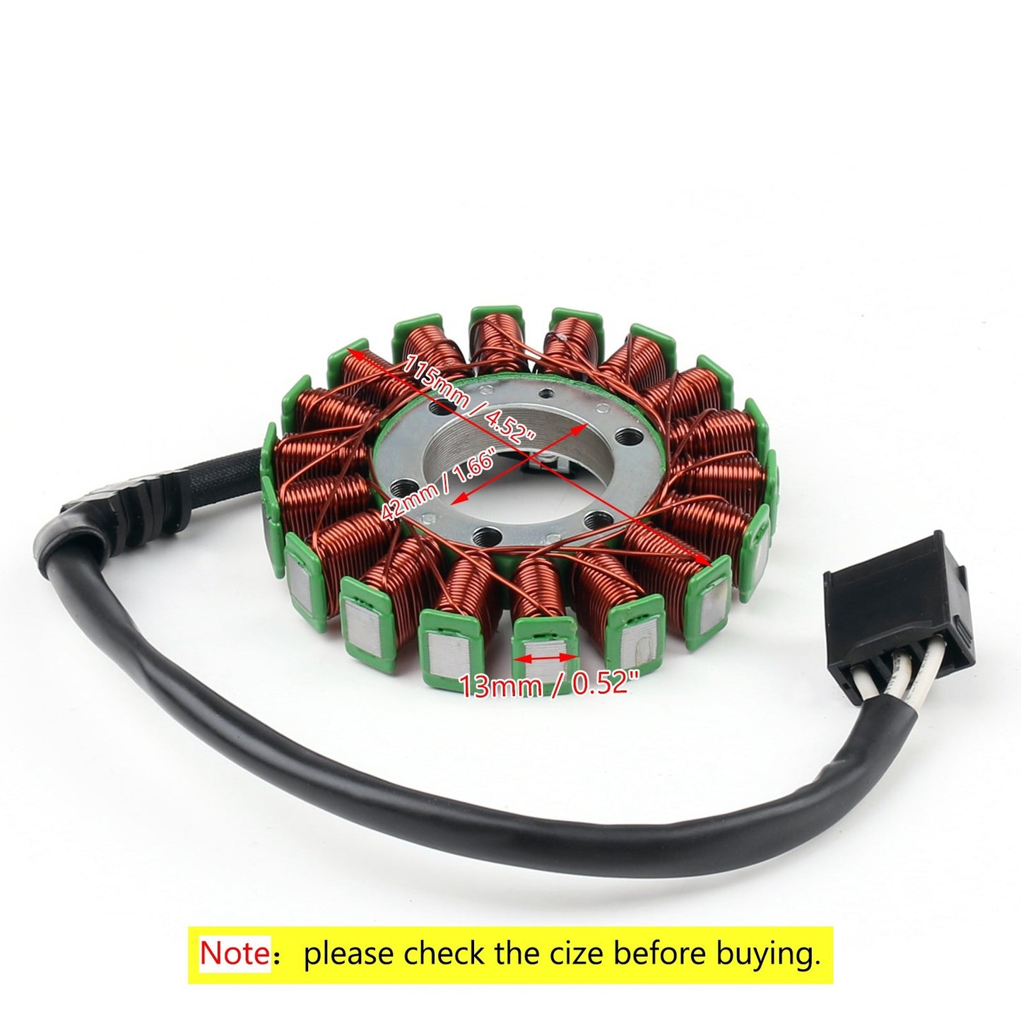 Stator Fit for Yamaha R6 YZF-R6 YZFR6 2006 - 2020 Magneto 2C0-81410-00-00 USA