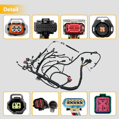 6C2Z12B637UA Diesel Main Engine Wire Harness For 06-07 Ford E150 E250 E350 E450