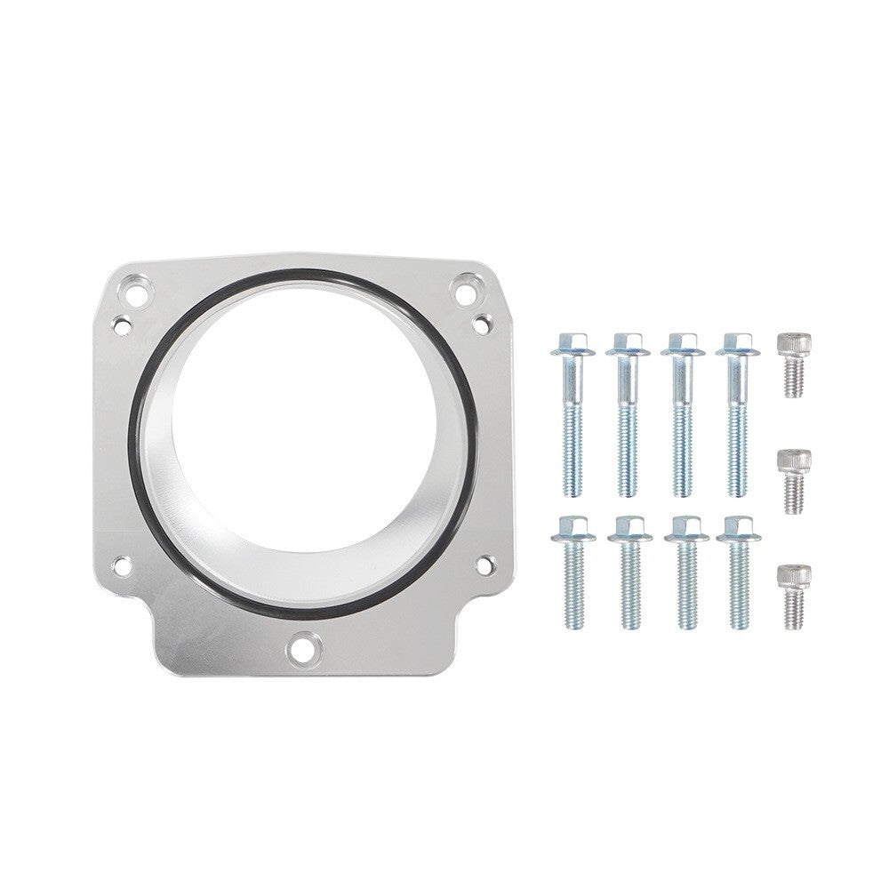 Aluminum Manifold Throttle Body Adapter Plate 3 Bolt Intake to 4 Bolt TB for LS