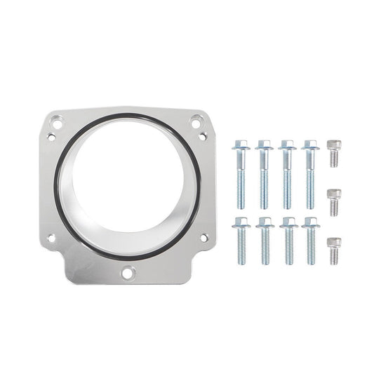 Aluminum Manifold Throttle Body Adapter Plate 3 Bolt Intake to 4 Bolt TB for LS