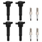 UF651 Ignition Coil & Spark Plugs Pack For Hyundai Tucson Elantra Kia Forte 9723