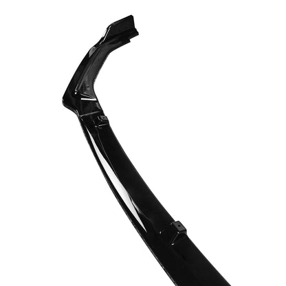 Glossy Black Front Bumper Lip Splitter Chin For 2018-2024 Infiniti Q50 Luxe Base