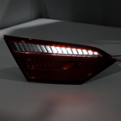 Left+ Right Red Rear LED Brake Tail Lights For Toyota Camry Sedan 4DR 2016-2021
