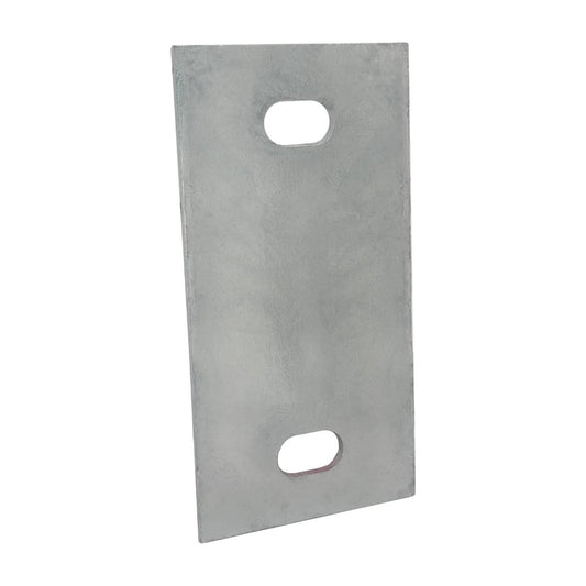 Solid Spare Stationary Dock Washer Plate, 5" x 2-1/2" - Heavy-Duty Galvanized Steel (1)