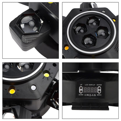 10 LED RGBW Moving Head Strobe Light Laser Stage Lighting Beam DMX Disco DJ