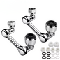 2 Pcs Universal 1080?? Swivel Extension Faucet Aerator Rotate Robotic Arm Extend